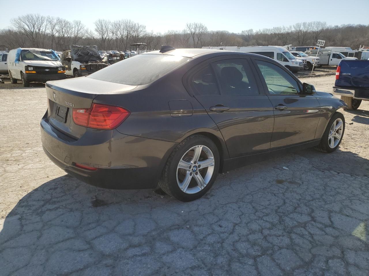 2014 BMW 3er VIN WBA3B1C51EP680197 Copart auction photo, front end damage thumbnail 3