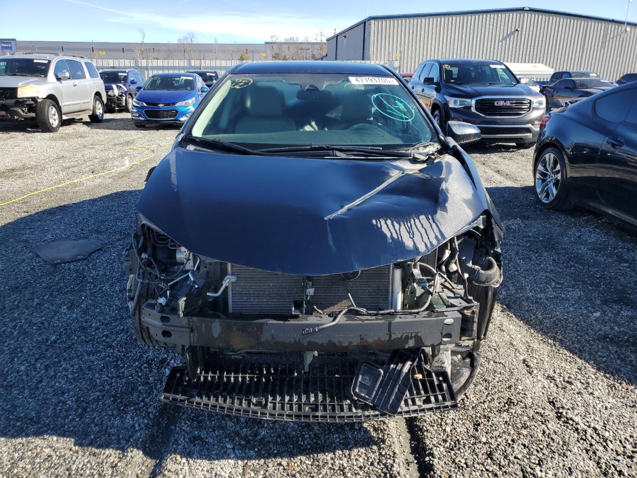 2017 Toyota Corolla VIN 5YFBURHE7HP650592 Copart auction photo, side / front end damage thumbnail 5