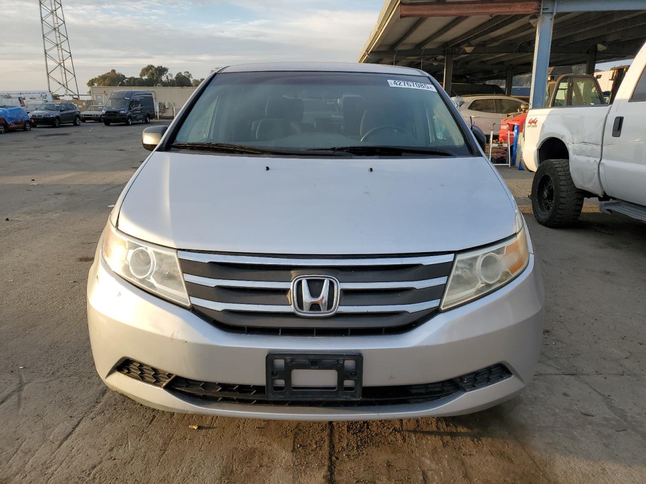 2012 Honda Odyssey VIN 5FNRL5H23CB067280 Copart auction photo, front end damage thumbnail 5