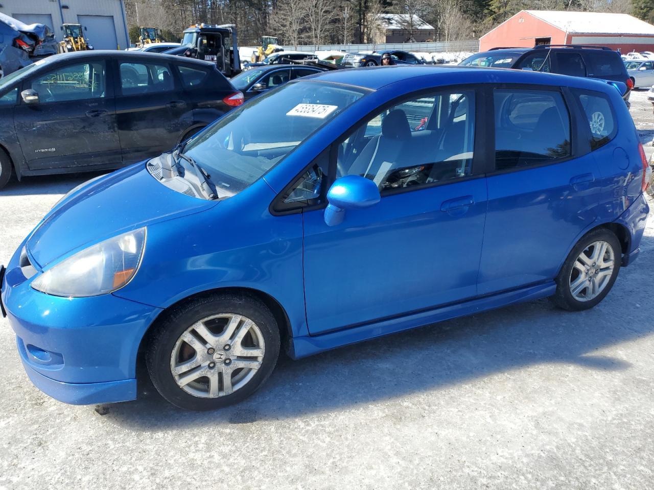 2007 Honda Fit VIN JHMGD38617S033213