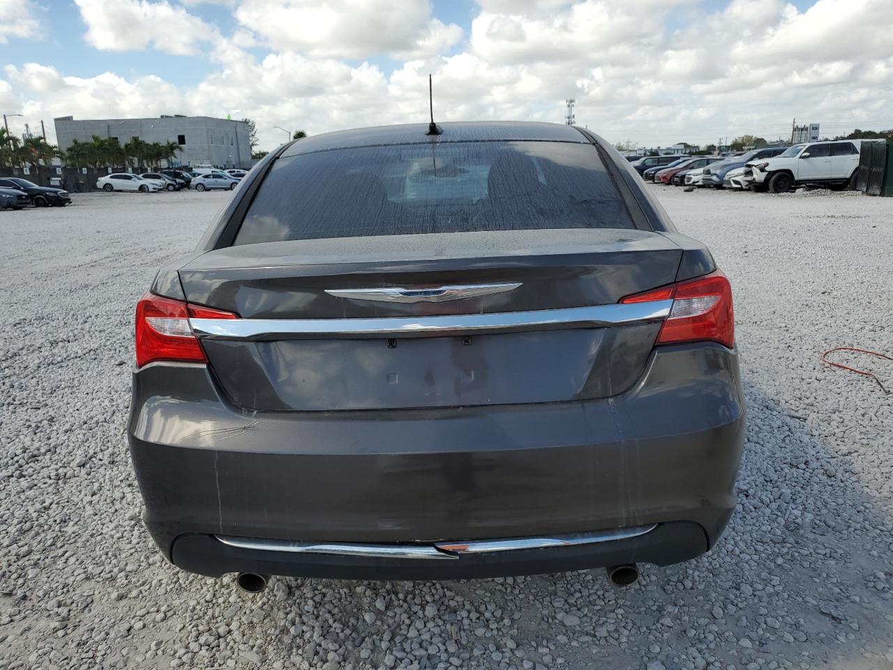 2014 Chrysler 200 VIN 1C3CCBCG5EN183824 Copart auction photo, front end / side damage thumbnail 6