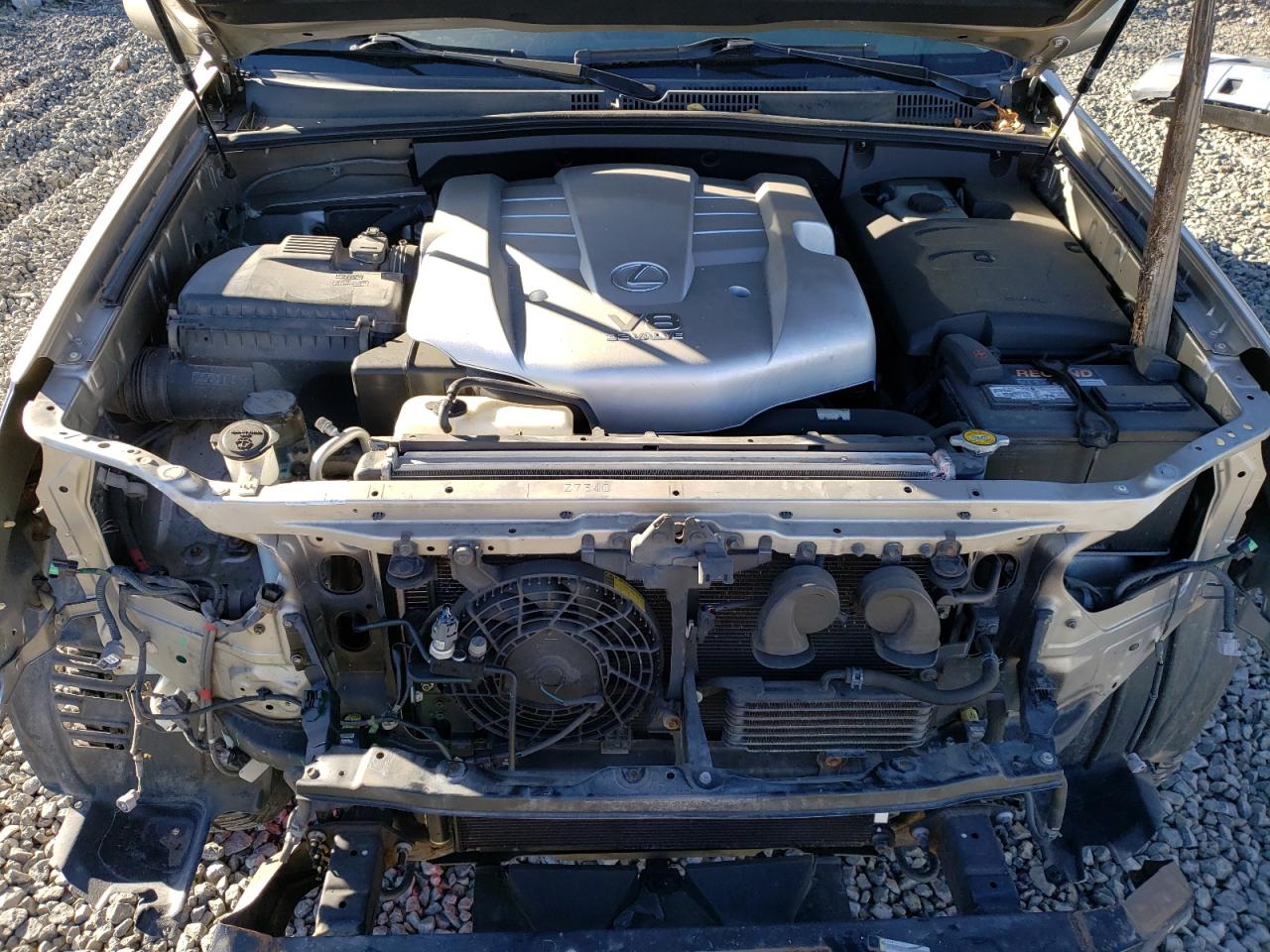 2003 Lexus GX VIN JTJBT20XX30021920 Copart auction photo, front end damage thumbnail 12