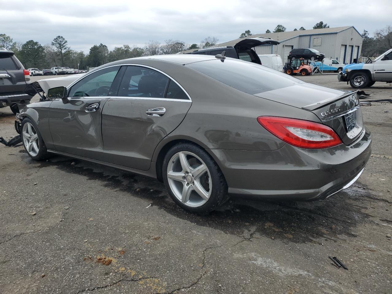2012 Mercedes-Benz Cls-klasse VIN WDDLJ7DB1CA015948 Copart auction photo, front end / side damage thumbnail 2