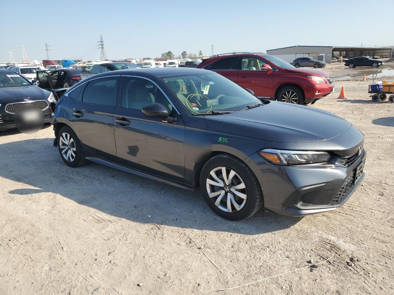 2022 Honda Civic VIN 2HGFE2F27NH543530 Copart auction photo, rear end / minor dent/scratches damage thumbnail 4