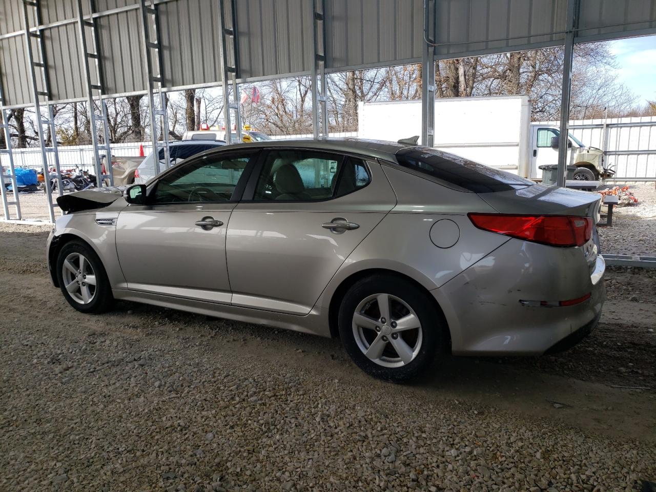 2015 KIA Optima VIN 5XXGM4A76FG401453 Copart auction photo, front end / rear end damage thumbnail 2