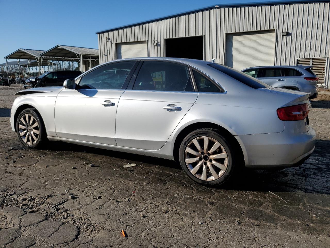 2013 Audi A4 VIN WAUBFAFLXDN038615 Copart auction photo, front end / side damage thumbnail 2