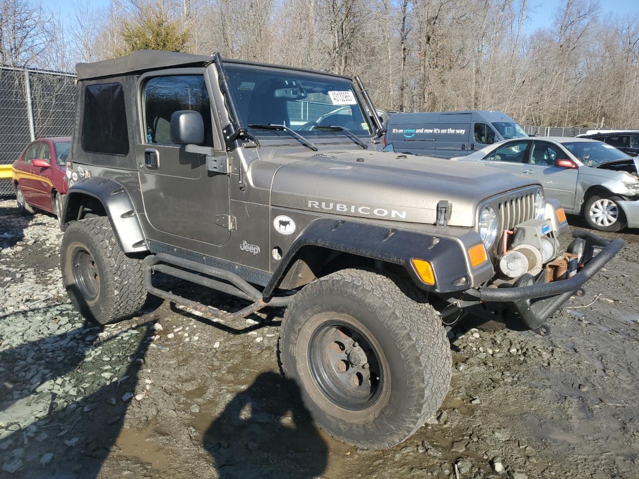 2003 Jeep Wrangler VIN 1J4FA69S53P365620 Copart auction photo, front end damage thumbnail 4