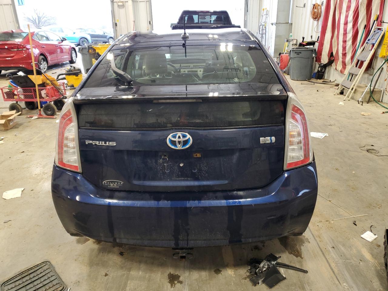 2013 Toyota Prius VIN JTDKN3DUXD1726733 Copart auction photo, front end damage thumbnail 6
