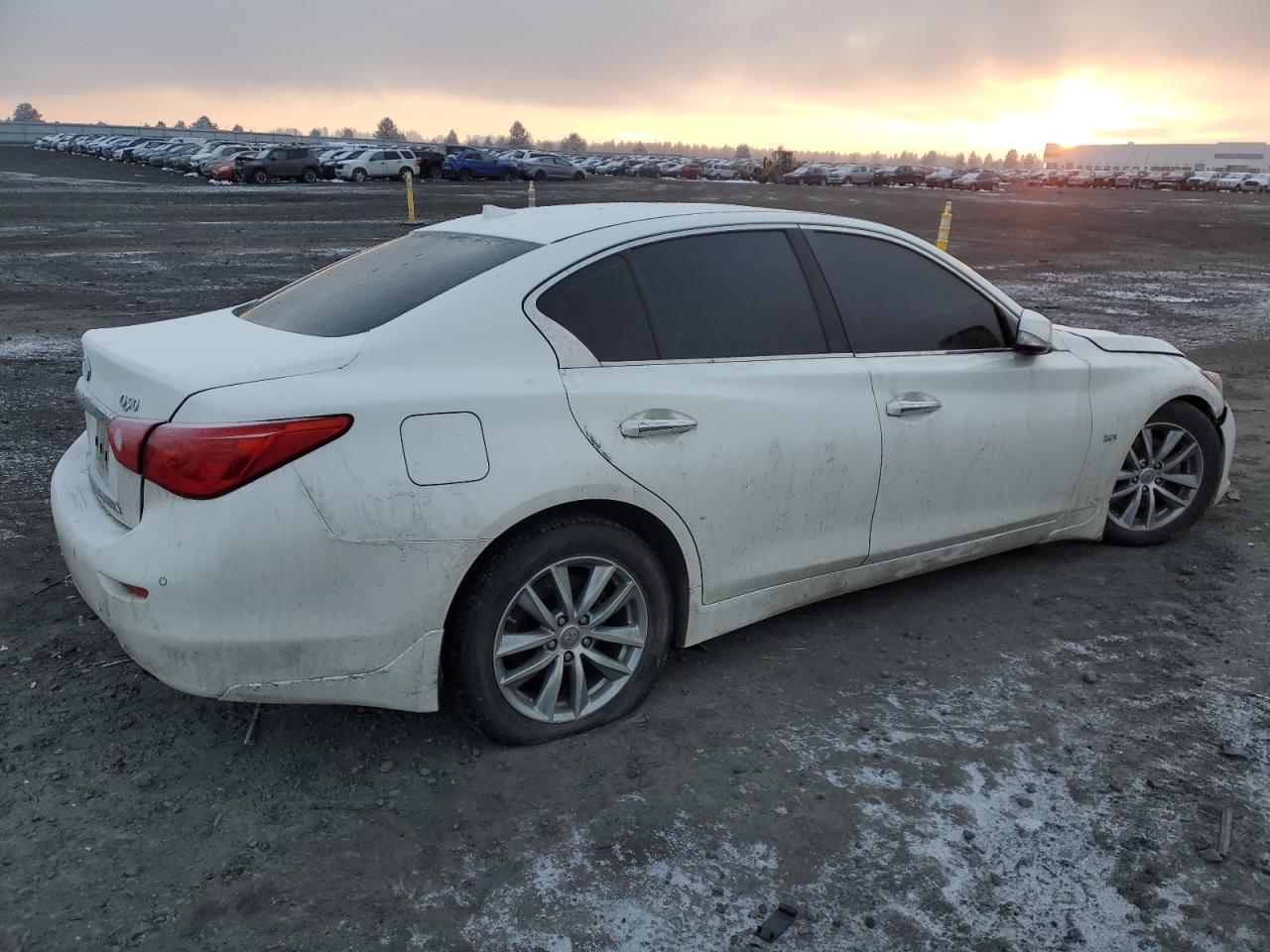 2017 Infiniti Q50 VIN JN1EV7AR1HM830958 Copart auction photo, all over damage thumbnail 3
