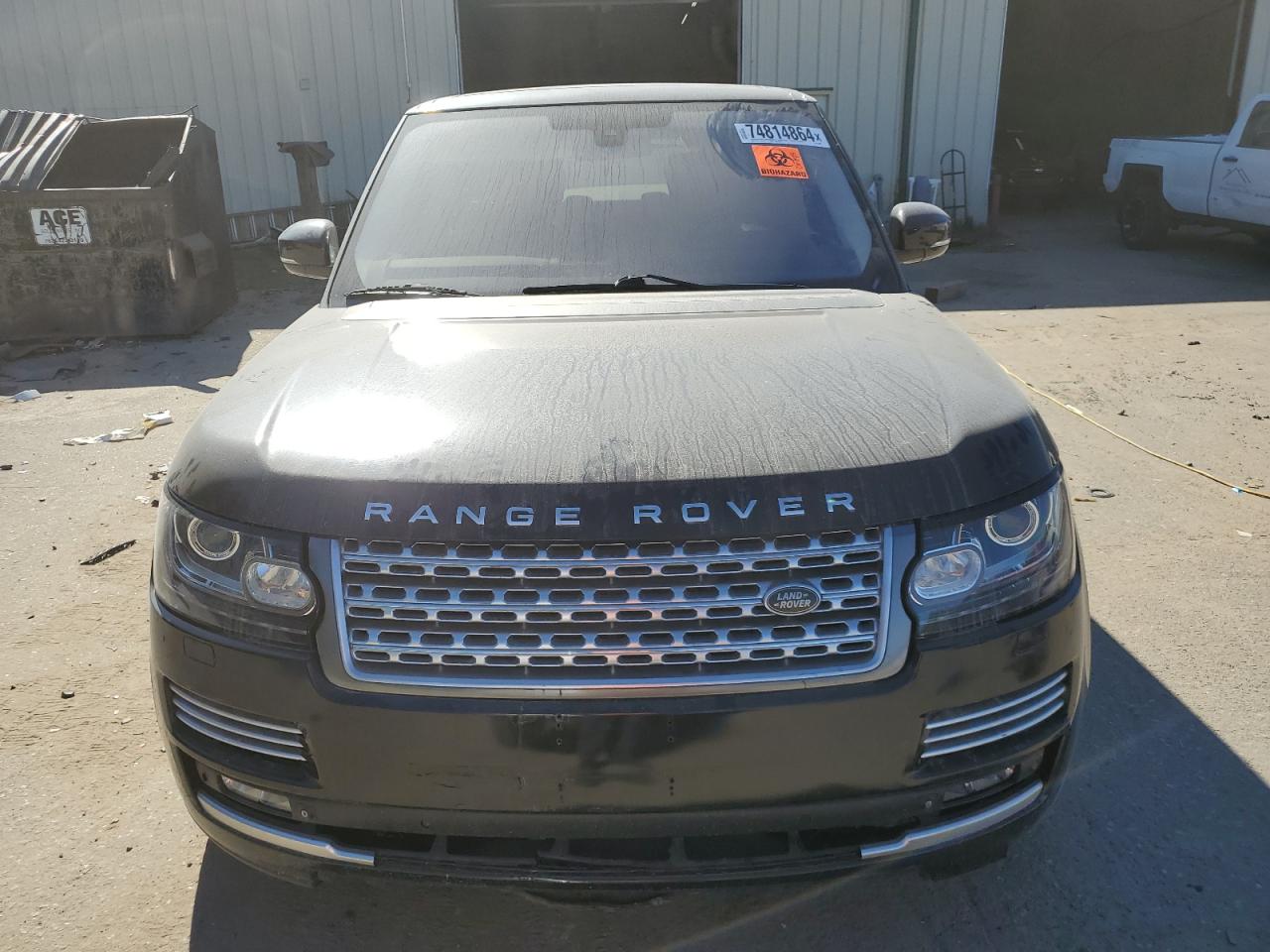 2014 Land Rover Range Rover VIN SALGV2FE0HA914567 Copart auction photo, vandalism damage thumbnail 5