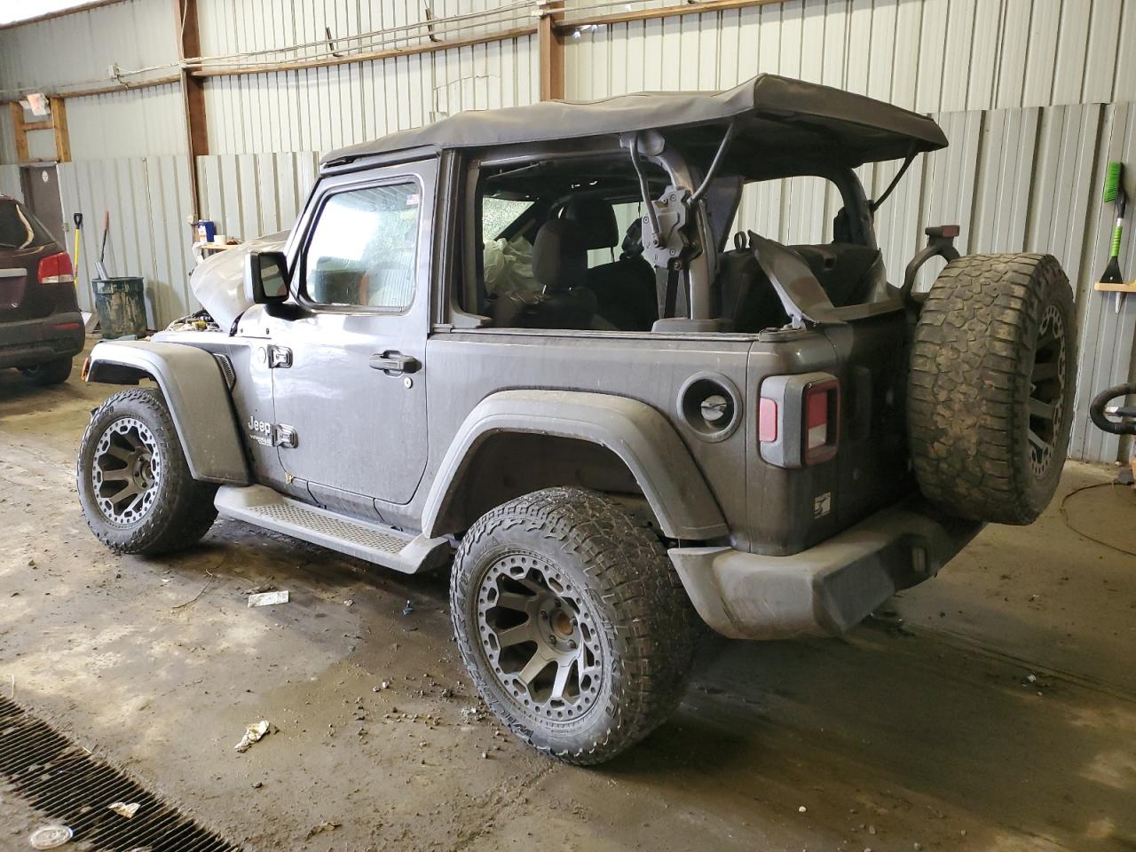 2018 Jeep Wrangler VIN 1C4GJXAN8JW287133 Copart auction photo, biohazard/chemical / front end damage thumbnail 2