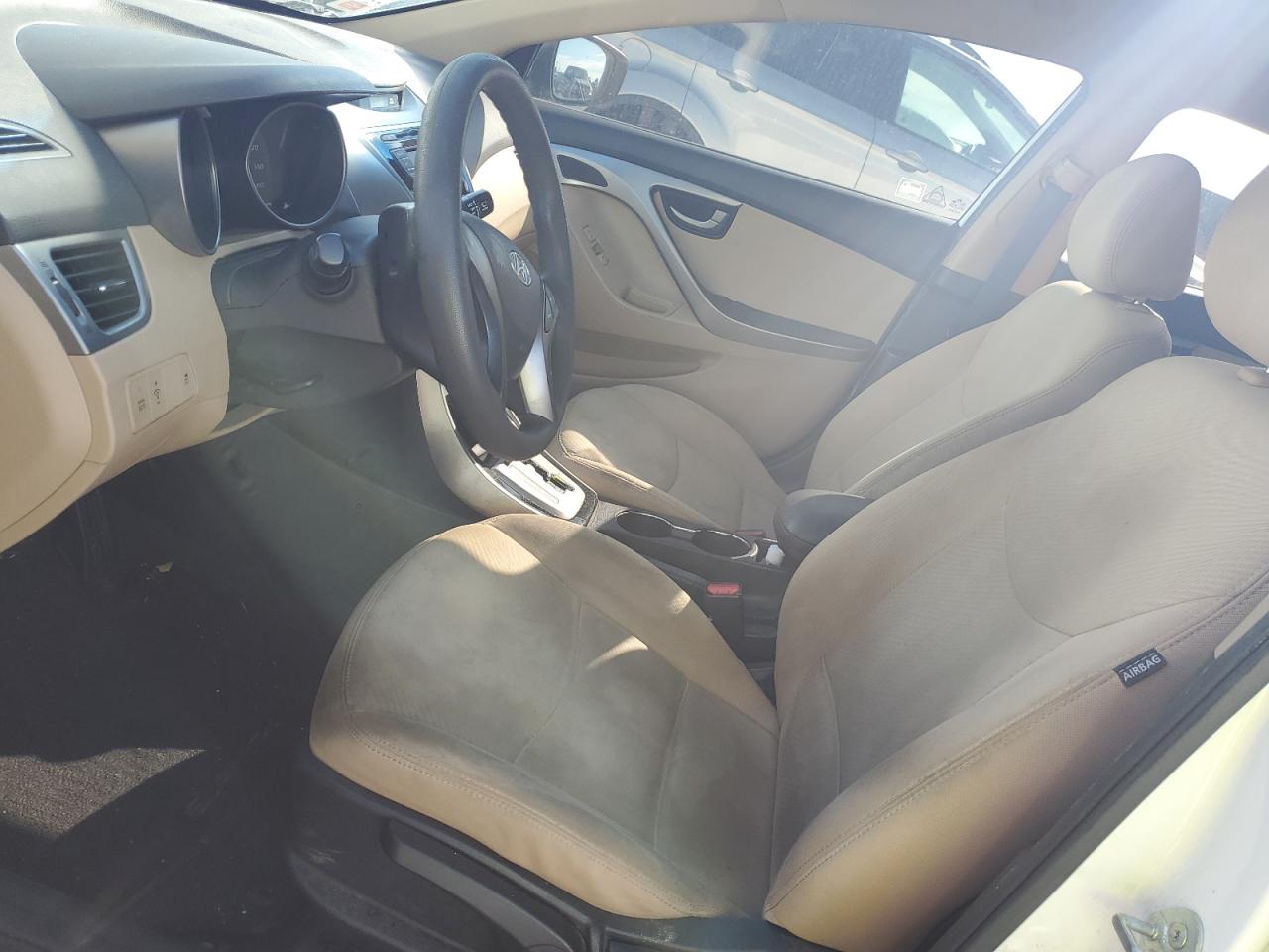 2013 Hyundai Elantra VIN 5NPDH4AE4DH370694 Copart auction photo, water/flood damage thumbnail 7