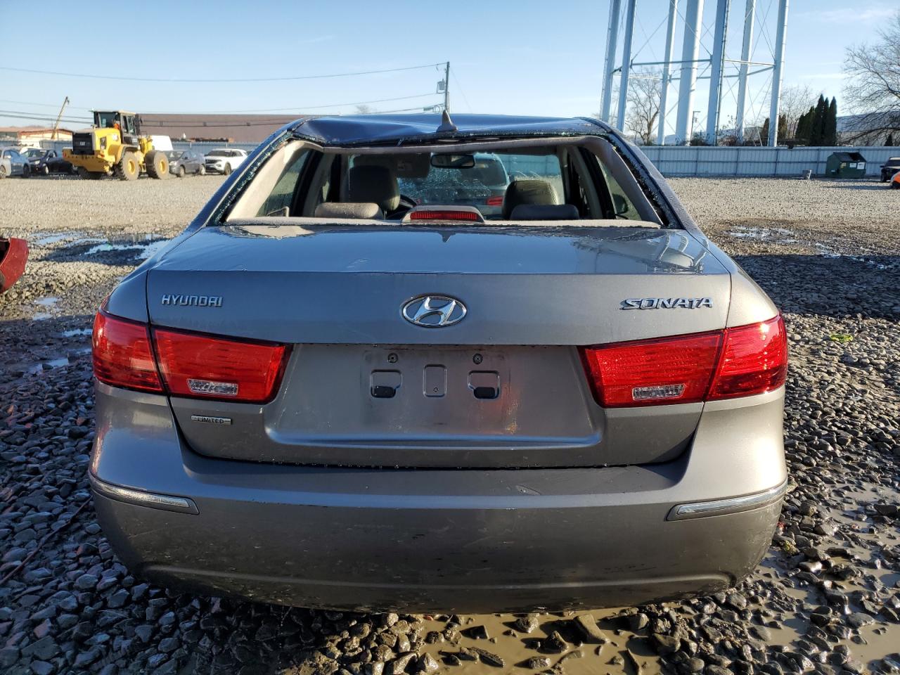 2009 Hyundai Sonata VIN 5NPEU46C09H516331 Copart auction photo, top/roof damage thumbnail 6