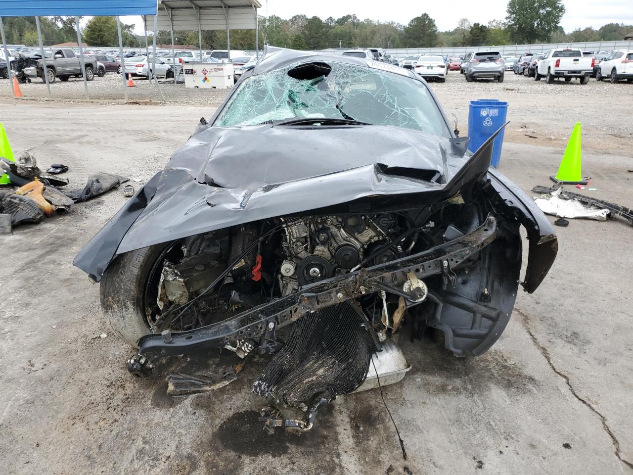 2019 Dodge Challenger VIN 2C3CDZAG9KH634671 Copart auction photo, rollover damage thumbnail 5