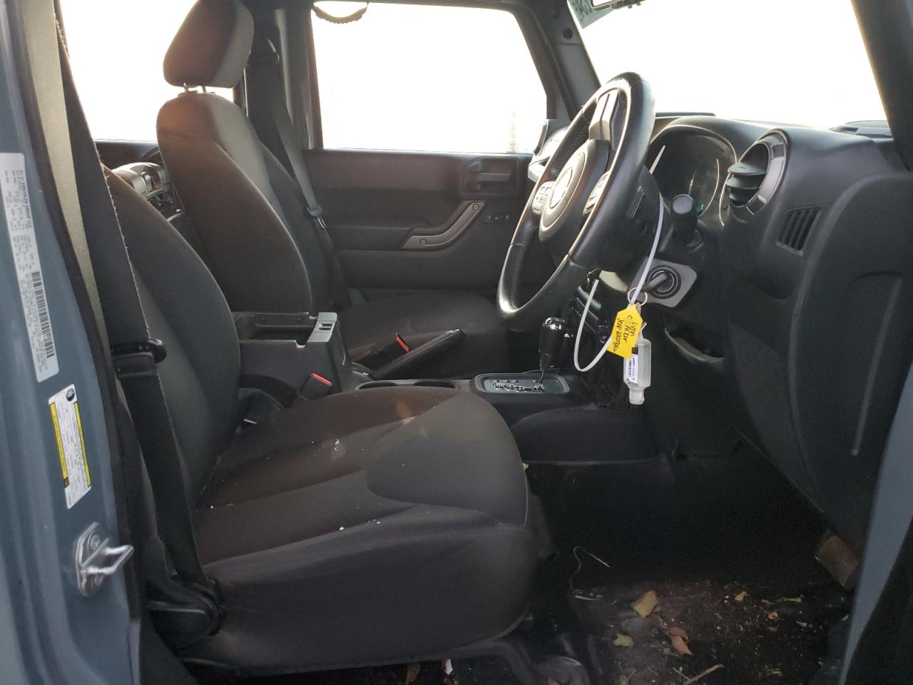 2015 Jeep Wrangler VIN 1C4BJWKG9FL599488 Copart auction photo, front end / undercarriage damage thumbnail 7