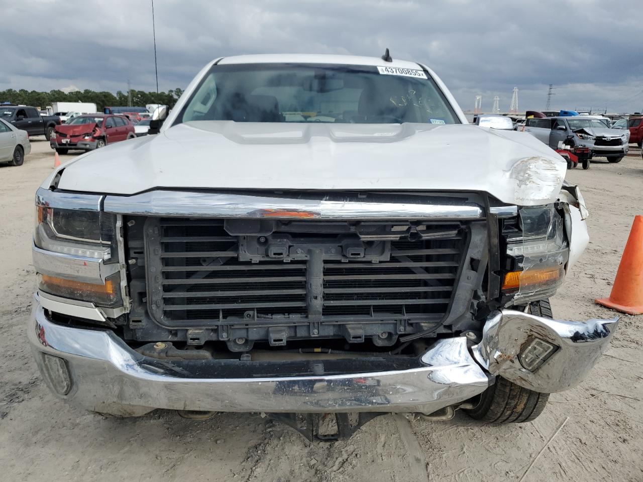 2018 Chevrolet Silverado VIN 3GCPCREC6JG217790 Copart auction photo, front end damage thumbnail 5