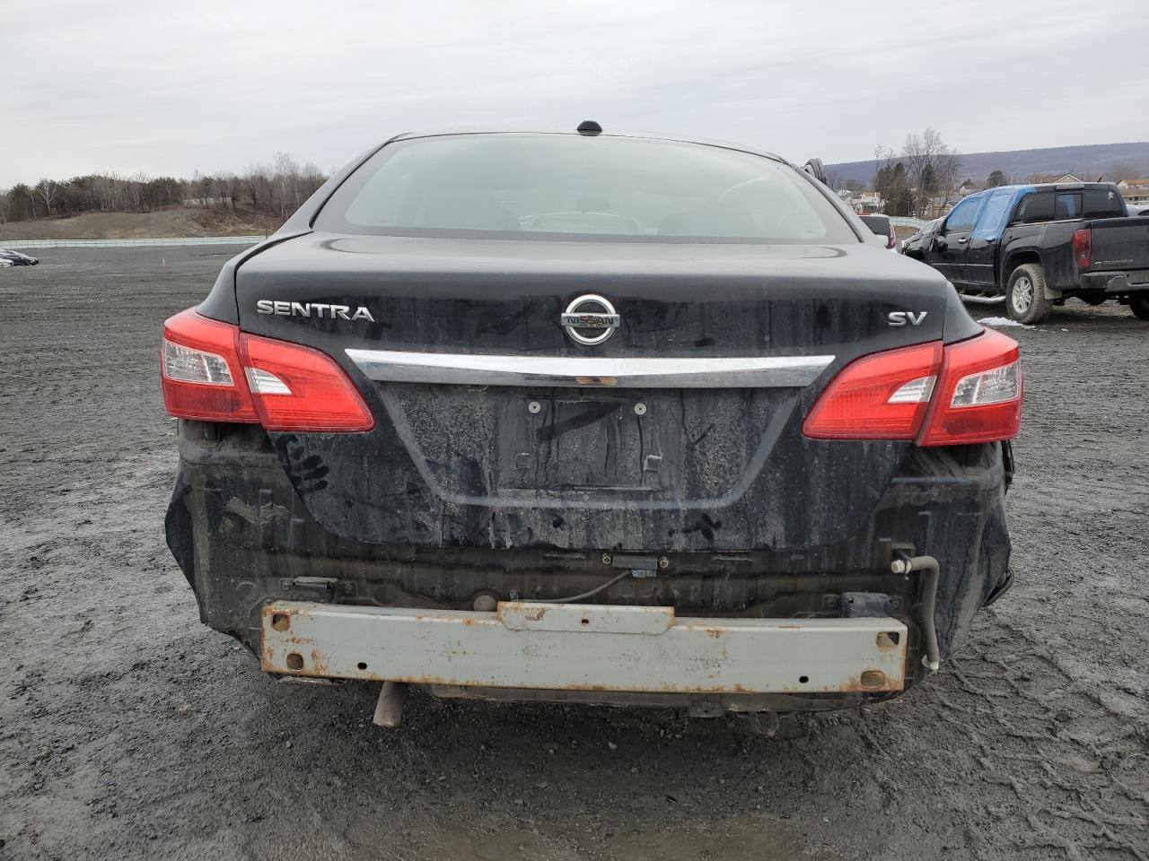 2019 Nissan Sentra VIN 3N1AB7AP9KL607199 Copart auction photo, side / rear end damage thumbnail 6