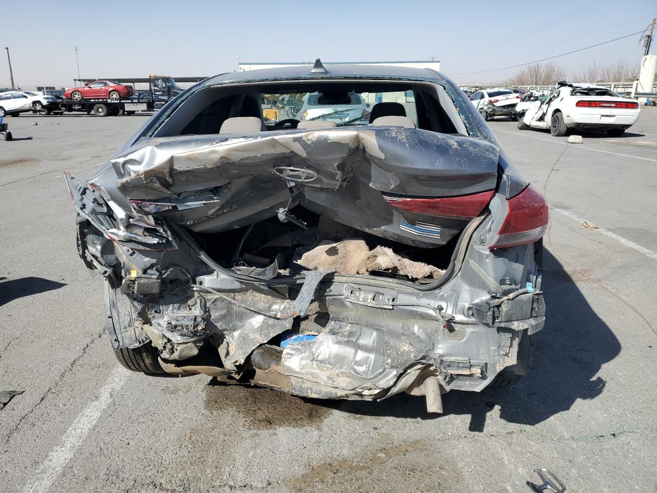 2018 Hyundai Elantra VIN 5NPD84LF7JH326769 Copart auction photo, rear end / front end damage thumbnail 6