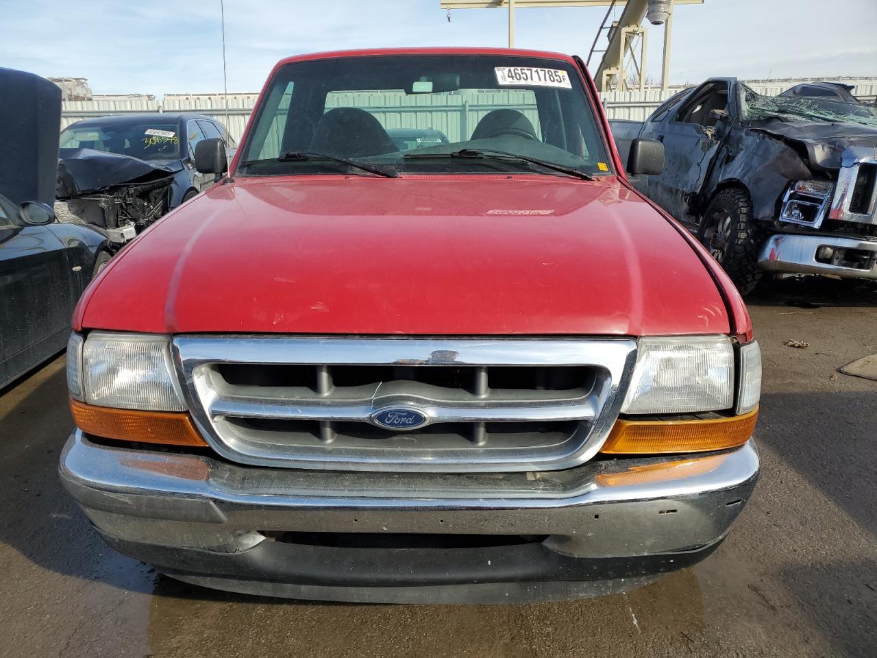 1999 Ford Ranger VIN 1FTYR10C3XPA00083 Copart auction photo, side damage thumbnail 5