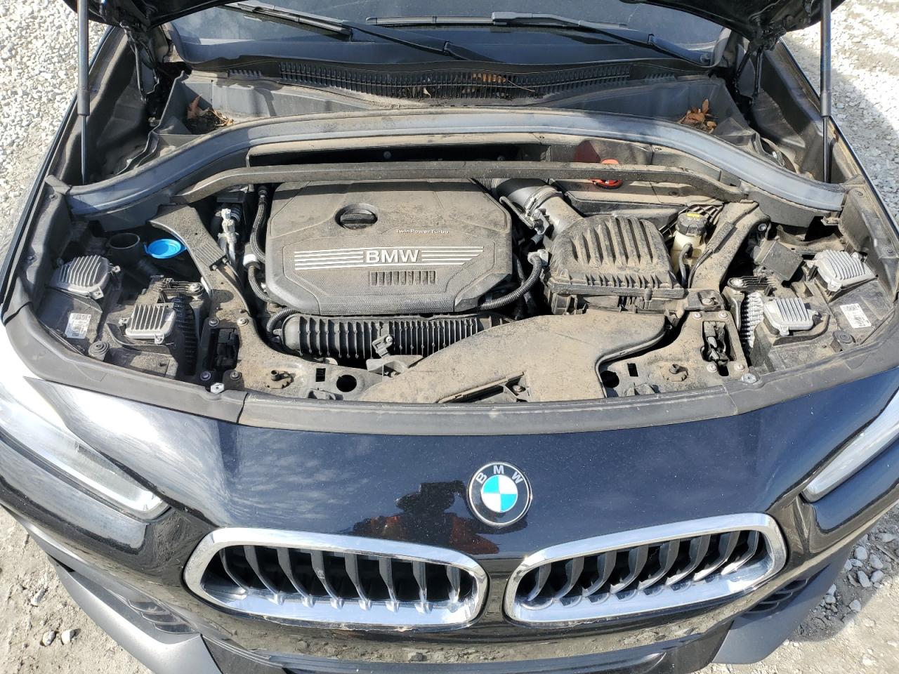 2020 BMW X2 VIN WBXYH9C02L5P90973 Copart auction photo, rear end / undercarriage damage thumbnail 12