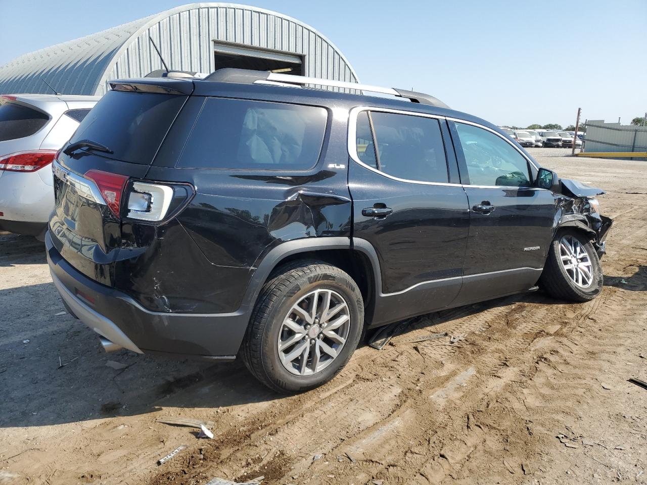 2017 GMC Acadia VIN 1GKKNLLS2HZ243099 Copart auction photo, all over damage thumbnail 3