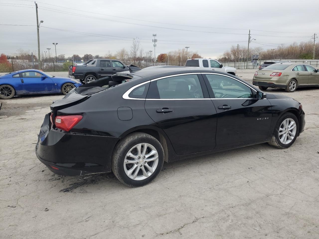 2018 Chevrolet Malibu VIN 1G1ZD5ST7JF260211 Copart auction photo, rear end / minor dent/scratches damage thumbnail 3