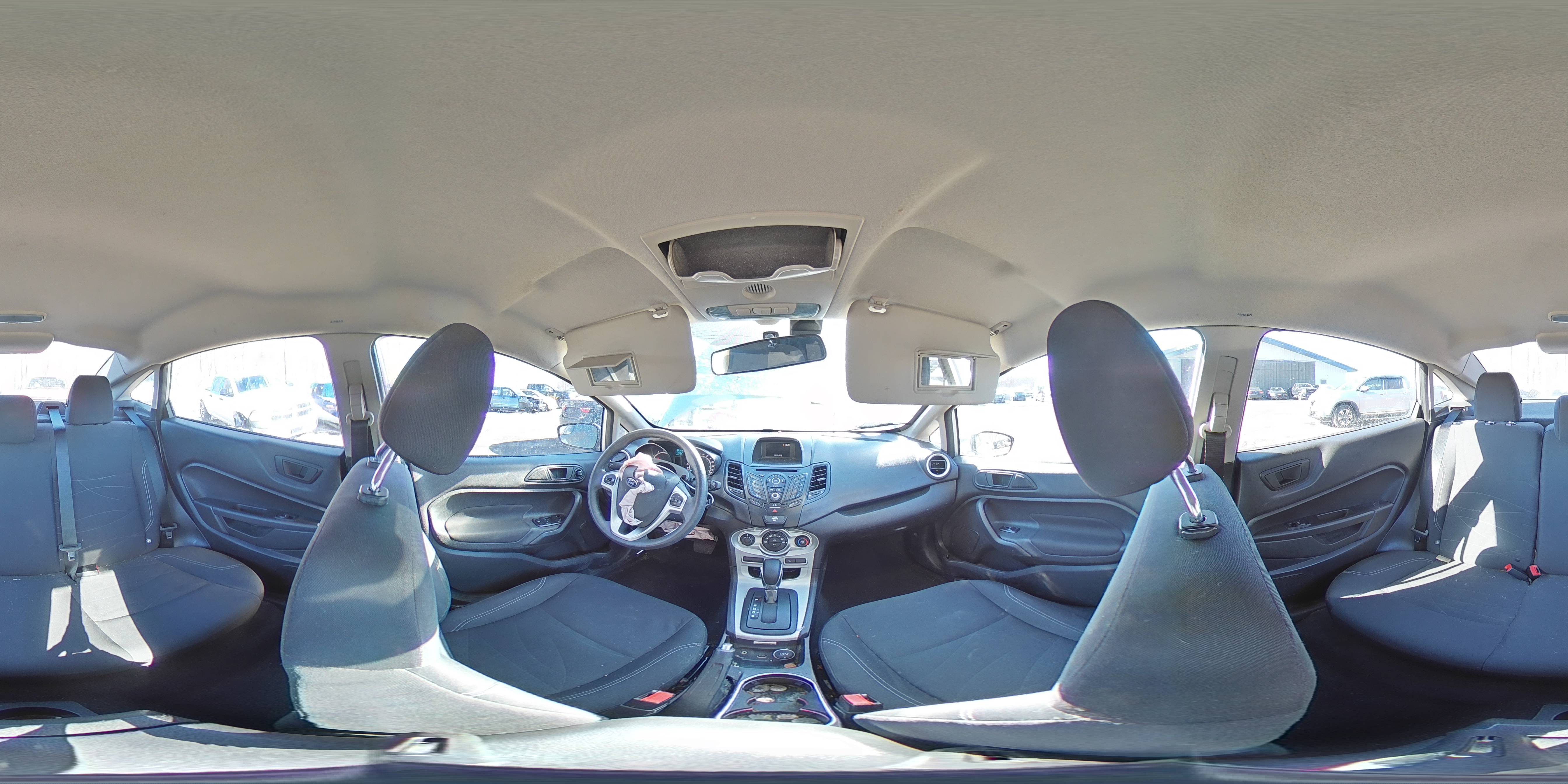 2018 Ford Fiesta VIN 3FADP4BJ7JM135944 Copart auction photo, front end / undercarriage damage thumbnail 13