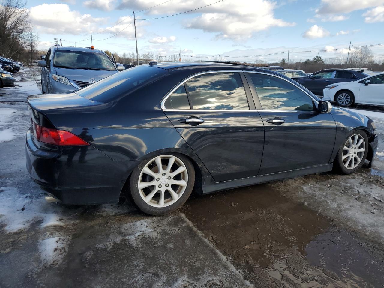 2007 Acura TSX VIN JH4CL96887C015262 Copart auction photo, side / rear end damage thumbnail 3