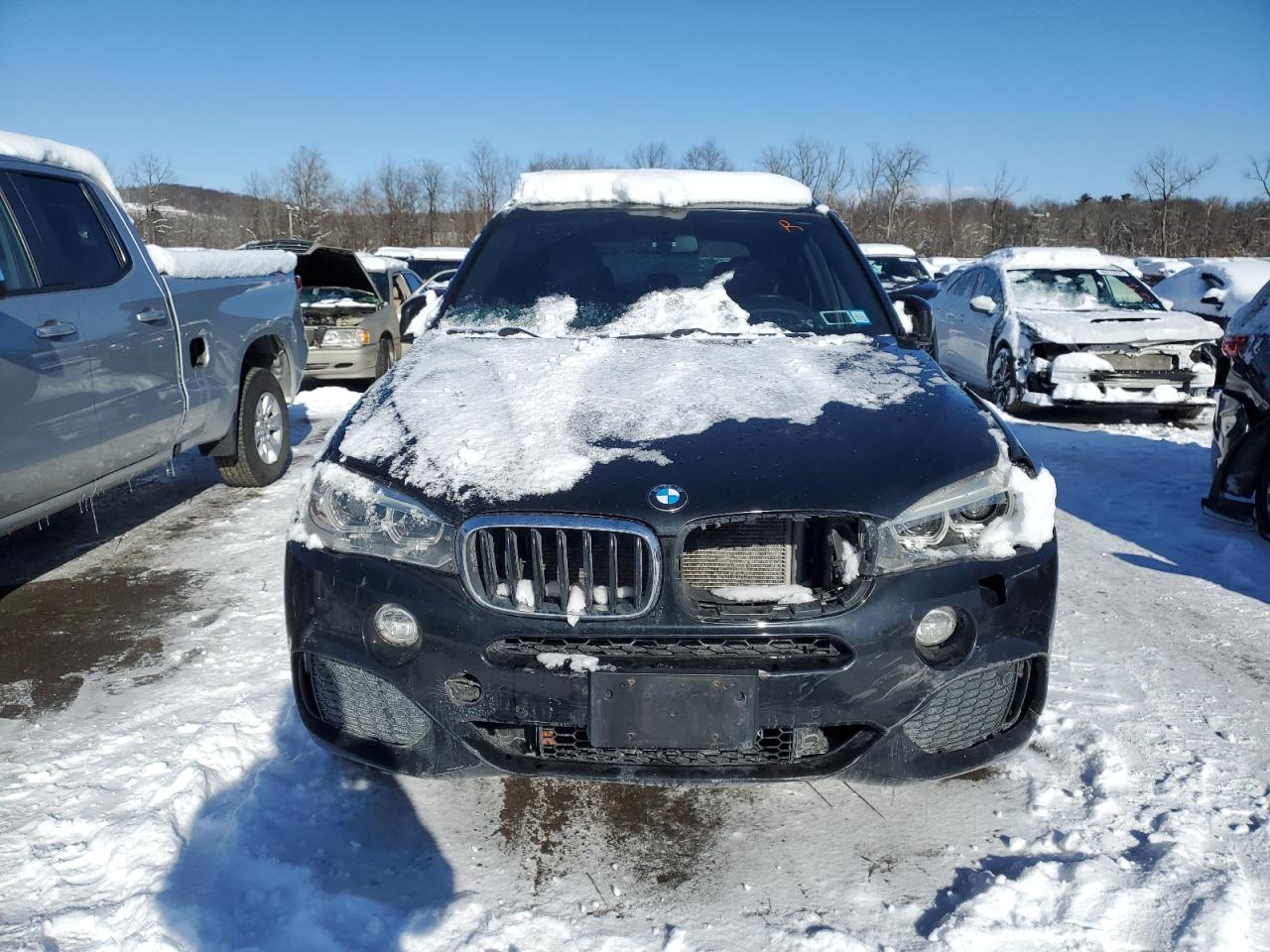2015 BMW X5 VIN 5UXKR0C51F0P18122 Copart auction photo, front end / side damage thumbnail 5