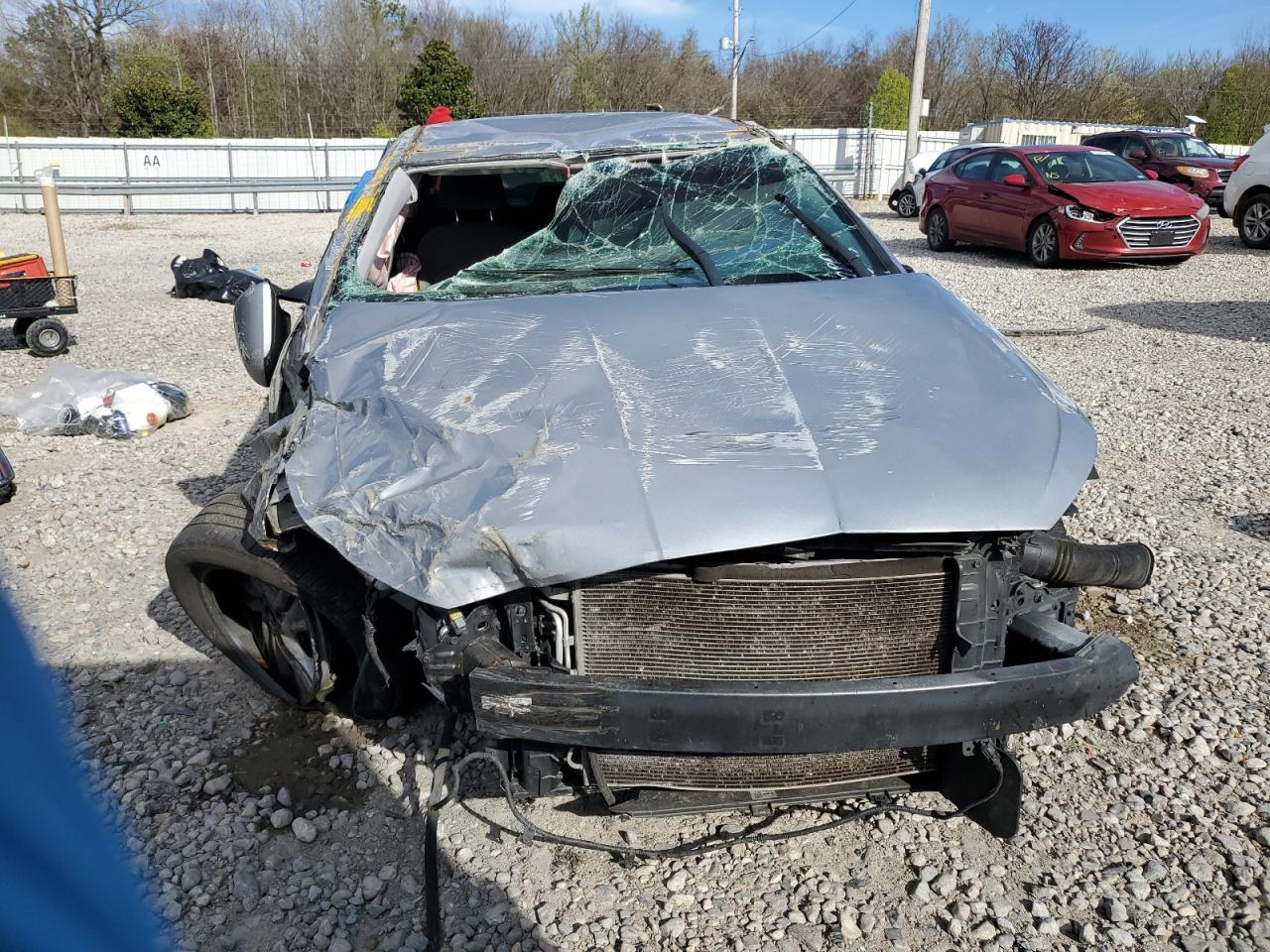2020 Hyundai Elantra VIN 5NPD84LF1LH582439 Copart auction photo, top/roof / all over damage thumbnail 5