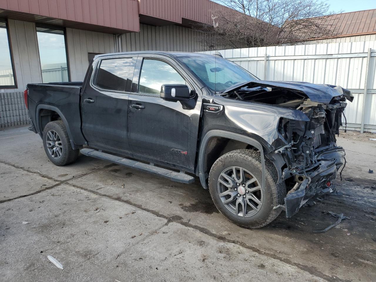 2020 GMC Sierra VIN 1GTP9EEL7LZ270850 Copart auction photo, front end damage thumbnail 4