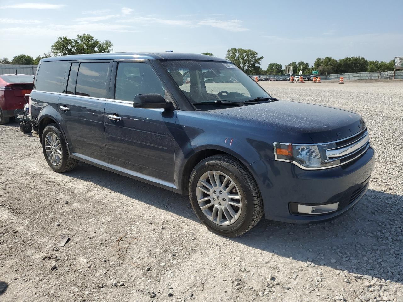 2017 Ford Flex VIN 2FMGK5C8XHBA04540 Copart auction photo, all over damage thumbnail 4