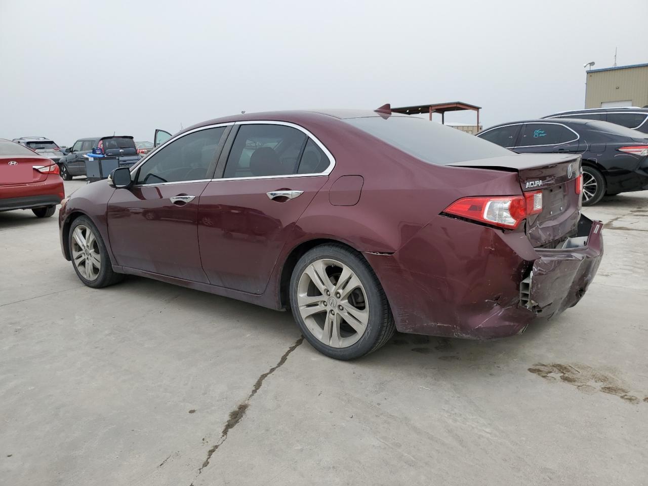 2010 Acura TSX VIN JH4CU4F68AC002629 Copart auction photo, rear end damage thumbnail 2