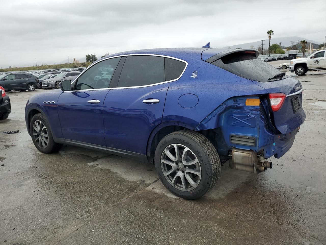 2017 Maserati Levante VIN ZN661XUA7HX245219 Copart auction photo, rear end / side damage thumbnail 2