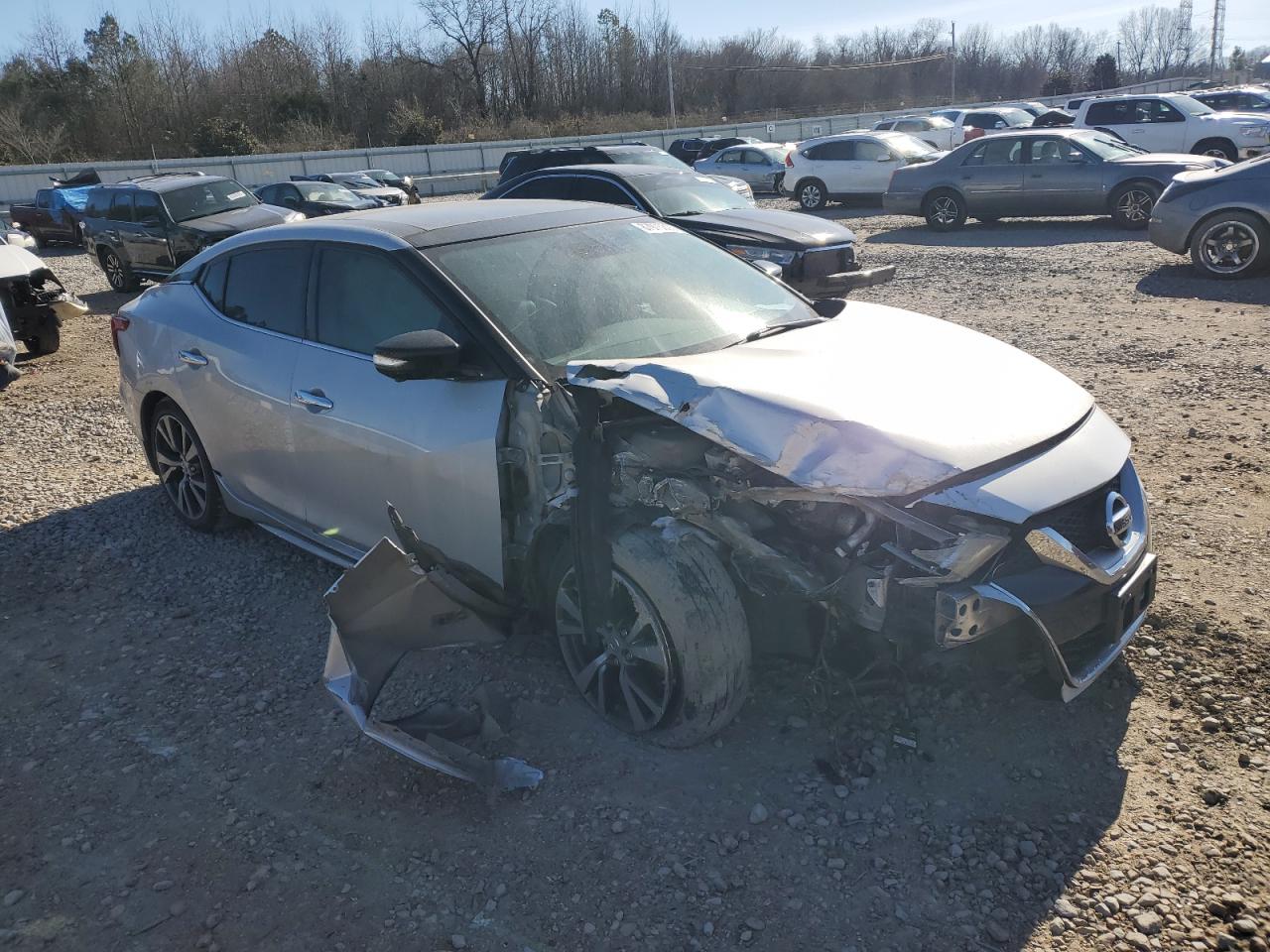 2017 Nissan Maxima VIN 1N4AA6AP4HC371906 Copart auction photo, side damage thumbnail 4