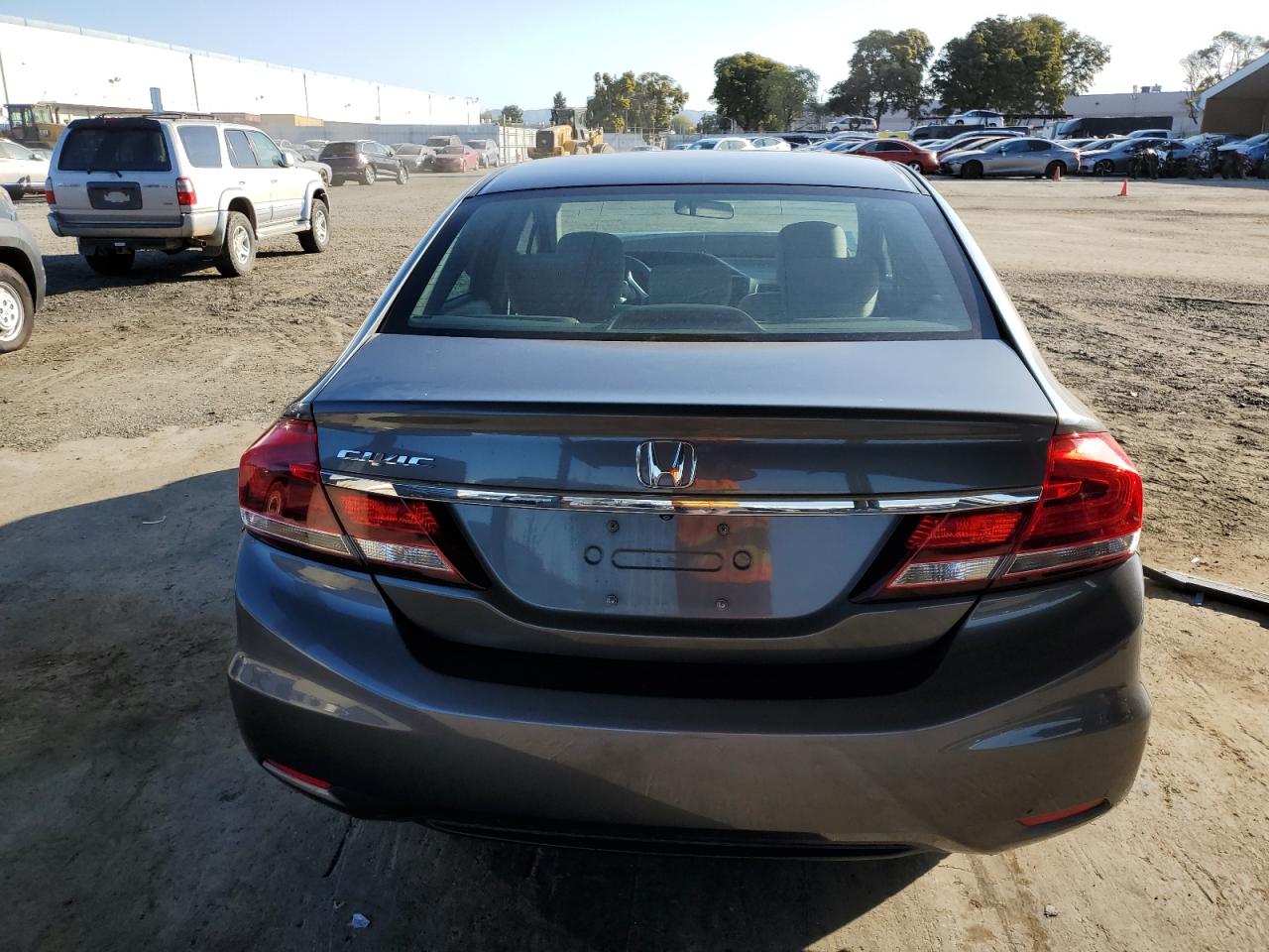 2013 Honda Civic VIN 19XFB2F57DE214239 Copart auction photo, front end damage thumbnail 6