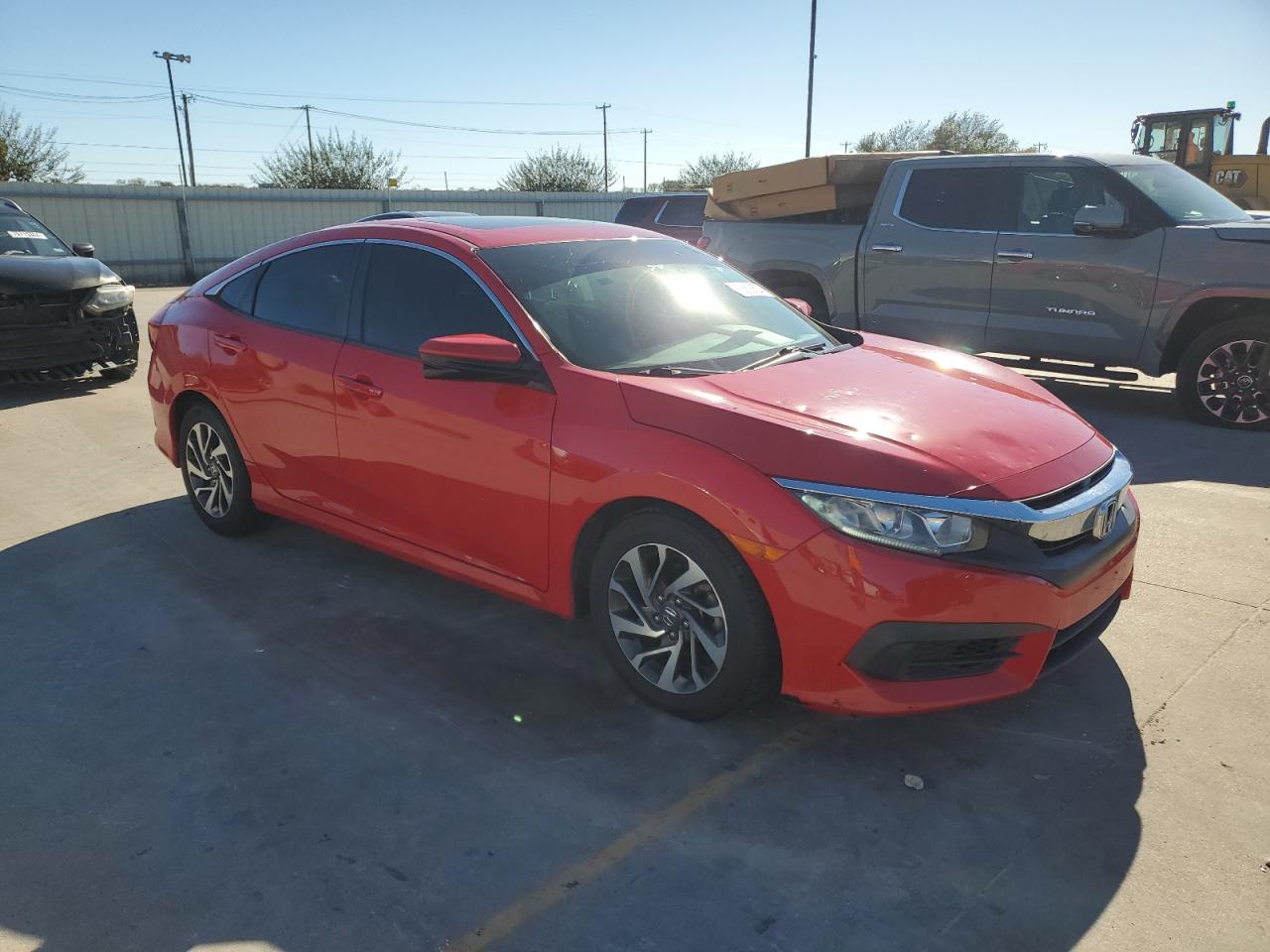 2017 Honda Civic VIN 2HGFC2F70HH507765 Copart auction photo, unknown damage thumbnail 4