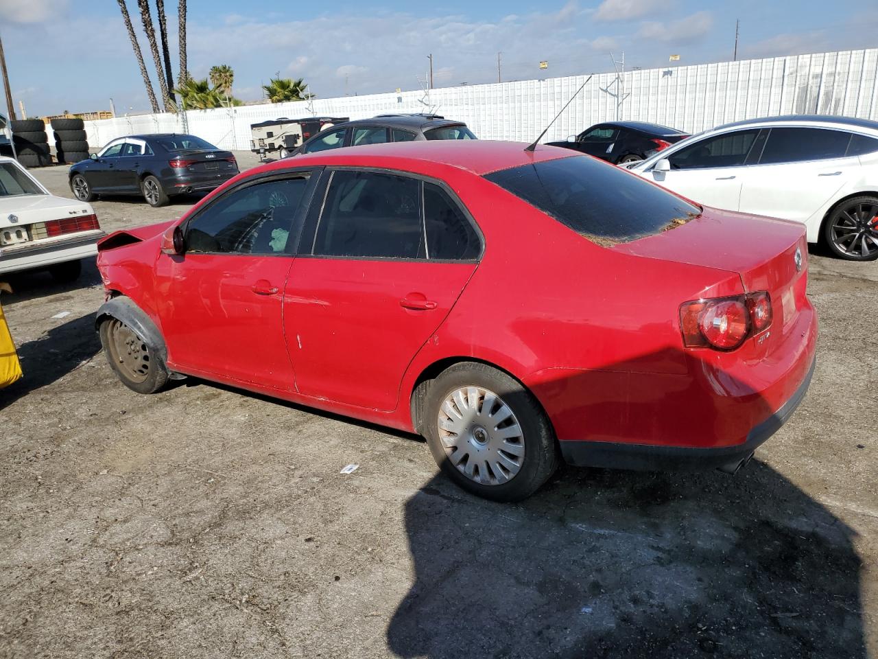 2009 Volkswagen Jetta VIN 3VWJZ71K09M056174 Copart auction photo, front end / undercarriage damage thumbnail 2