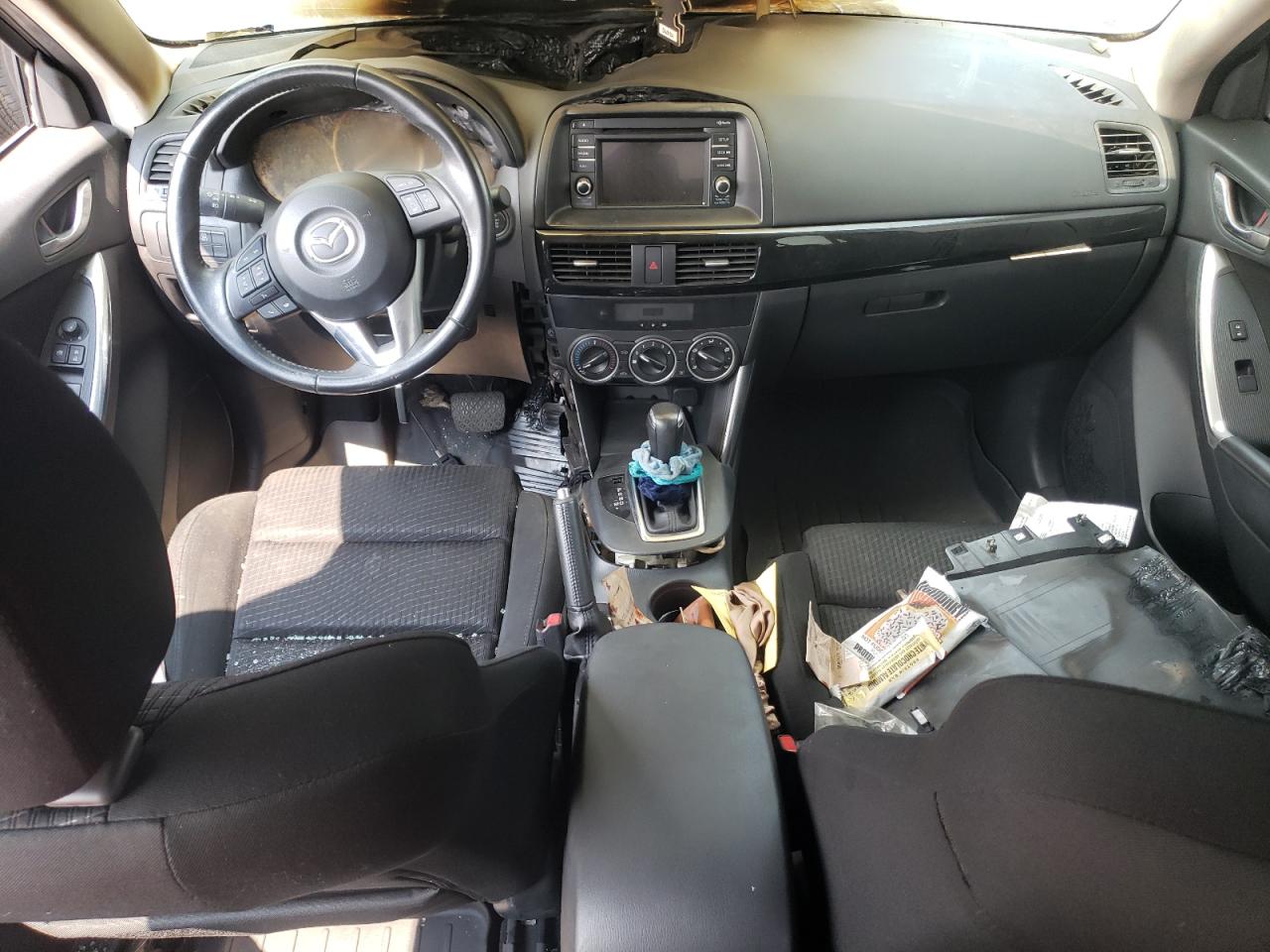 2014 Mazda CX-5 VIN JM3KE2CY8E0419204 Copart auction photo, burn - engine / burn - interior damage thumbnail 8