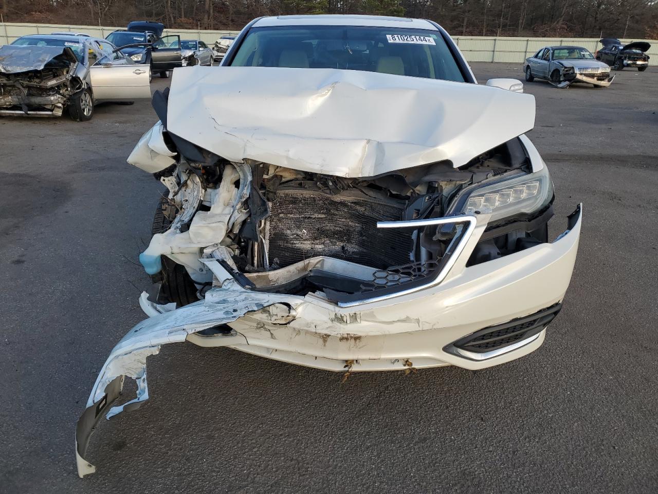 2017 Acura RDX VIN 5J8TB4H38HL026337 Copart auction photo, front end / minor dent/scratches damage thumbnail 5