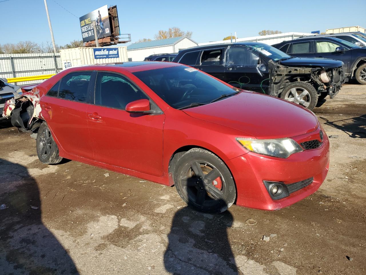2012 Toyota Camry VIN 4T1BF1FK9CU593873 Copart auction photo, rear end damage thumbnail 4