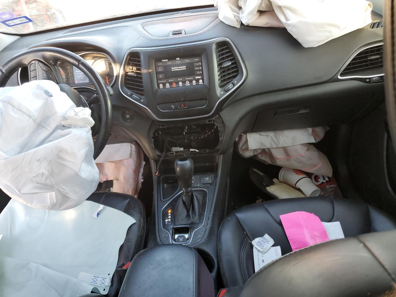 2019 Jeep Grand Cherokee VIN 1C4PJLLXXKD312215 Copart auction photo, side / front end damage thumbnail 8