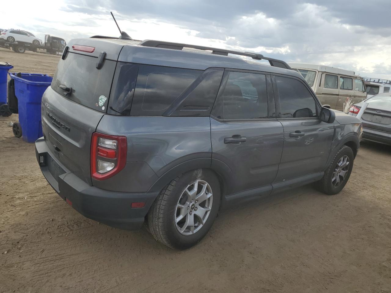 2021 Ford Bronco VIN 3FMCR9A64MRA97747 Copart auction photo, side damage thumbnail 3