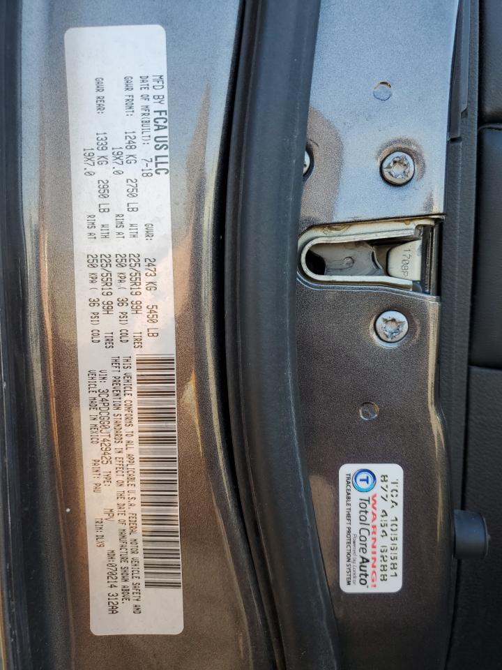 2018 Dodge Journey VIN 3C4PDCGG0JT429425 Copart auction photo, front end damage thumbnail 14