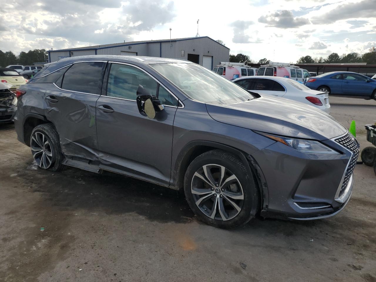 2021 Lexus RX VIN 2T2HZMDA9MC301408 Copart auction photo, side damage thumbnail 4