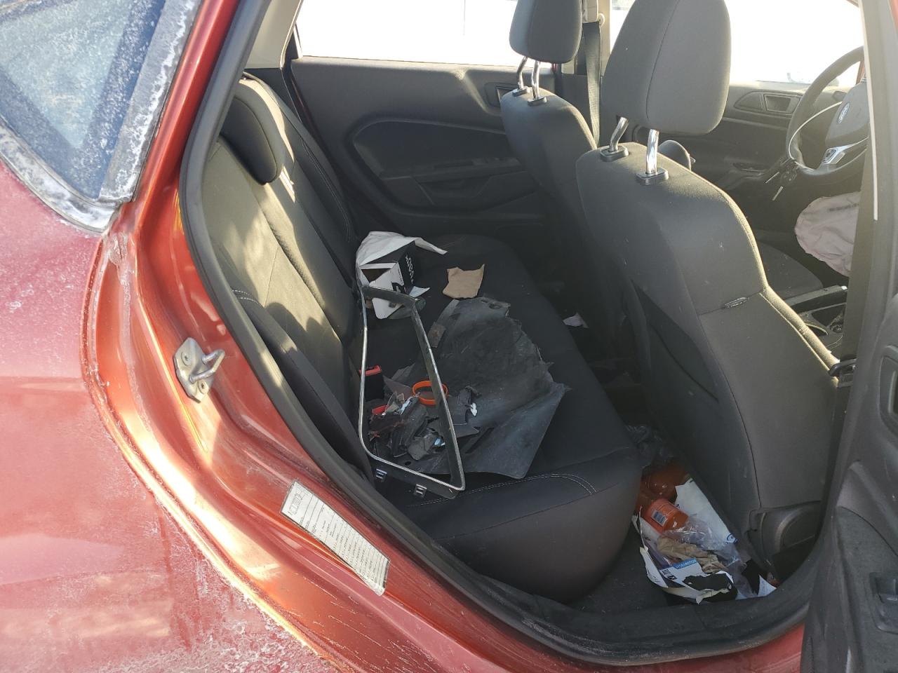 2018 Ford Fiesta VIN 3FADP4EJ9JM104979 Copart auction photo, front end / water/flood damage thumbnail 10