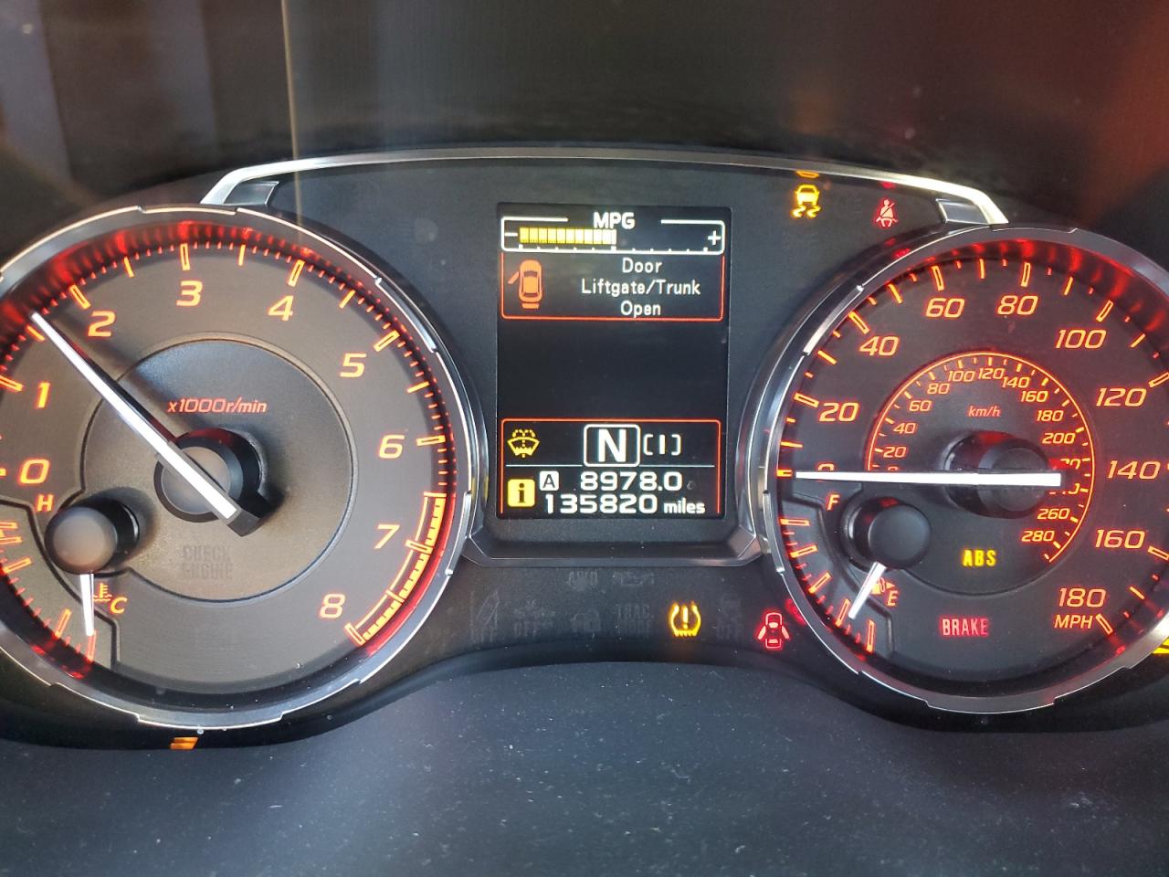2015 Subaru WRX VIN JF1VA1D67F8809311 Copart auction photo, all over damage thumbnail 9