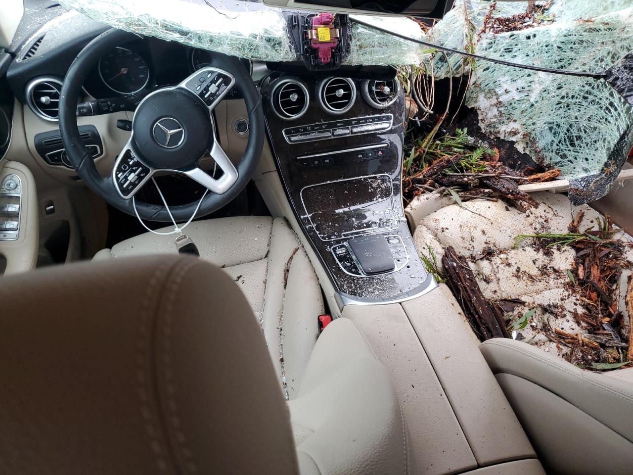 2020 Mercedes-Benz GLC VIN WDC0G8DB6LF673635 Copart auction photo, all over damage thumbnail 8