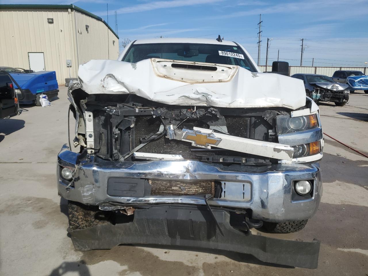 2018 Chevrolet Silverado VIN 1GC1KVEY7JF137915 Copart auction photo, front end / minor dent/scratches damage thumbnail 5