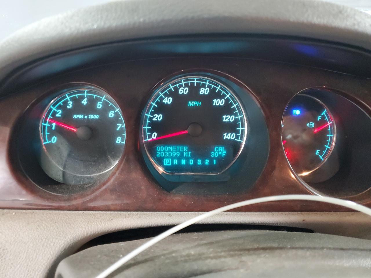 2007 Buick Lucerne VIN 1G4HD57287U232579 Copart auction photo, front end / rear end damage thumbnail 9